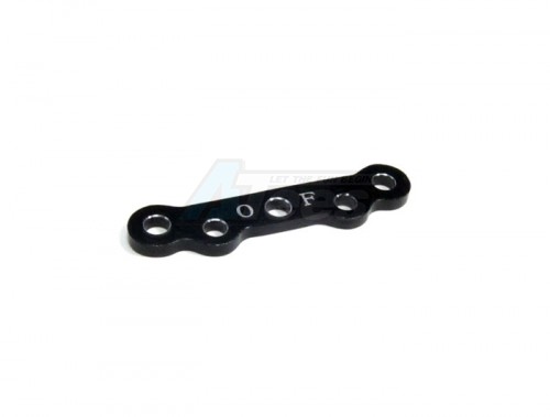 GPM Racing Kyosho Mini Inferno Graphite Front Arm Plate For Front Gear Box - 1 Piece Black