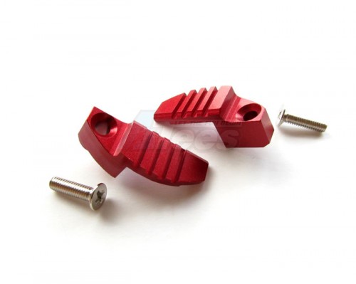 GPM Racing Miscellaneous All Motor Heat Sink For End Bell With Screws-1pr Set Red