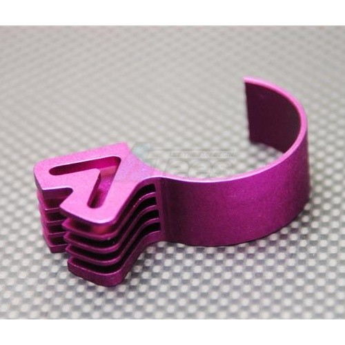 GPM Racing Miscellaneous All Aluminum 5fins Motor Heat Sink-1pc Purple