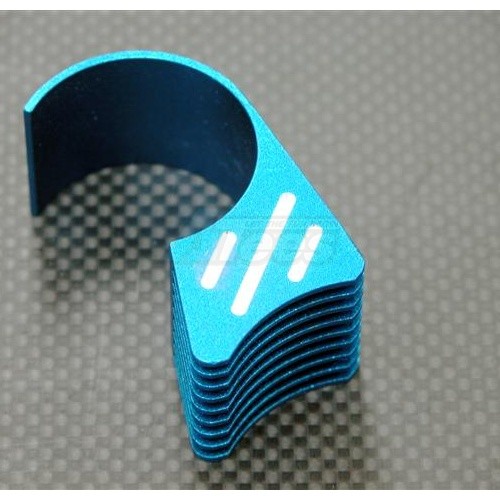 GPM Racing Miscellaneous All Aluminum 9fins Motor Heat Sink-1pc Blue
