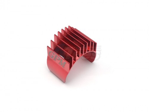GPM Racing Miscellaneous All Aluminium Motor Heat Sink Mount 25Mm For 1/10 540 360 Motor- 1Pc Red