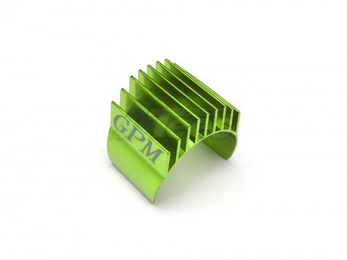 GPM Racing Miscellaneous All Aluminium Motor Heat Sink Mount 30Mm For 1/10 540 360 Motor- 1Pc Green