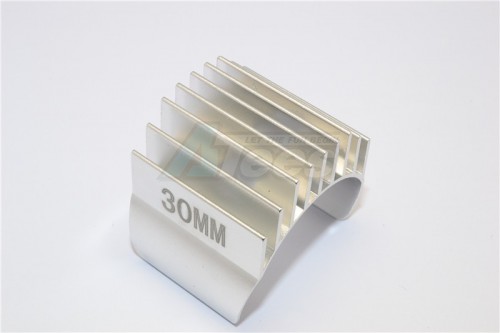 GPM Racing Miscellaneous All Aluminium Motor Heat Sink Mount 30Mm For 1/10 540 360 Motor- 1Pc Silver