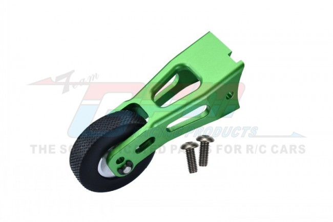 GPM Racing Tamiya Lunch Box Aluminium Rear Wheelie Bar - 1Set Green