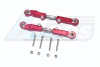 GPM Racing Arrma Infraction 6S BLX All-Road Aluminium + Stainless Steel Rear Upper Arm Tie Rod - 10Pcs Set Red
