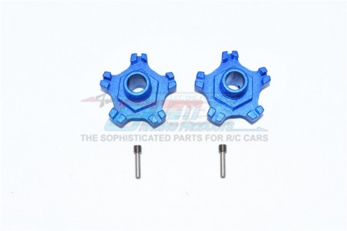 GPM Racing Arrma Infraction 6S BLX All-Road Aluminium Wheel Hex (+6MM) - 4Pcs Set Blue
