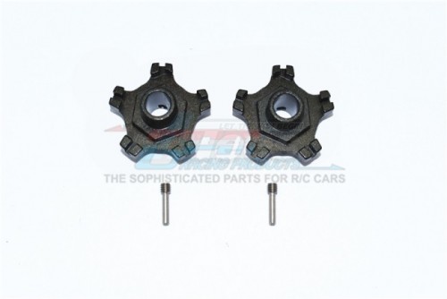 GPM Racing Arrma Infraction 6S BLX All-Road Aluminium Wheel Hex (+6MM) - 4Pcs Set Black