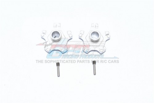 GPM Racing Arrma Infraction 6S BLX All-Road Aluminium Wheel Hex (+6MM) - 4Pcs Set Silver