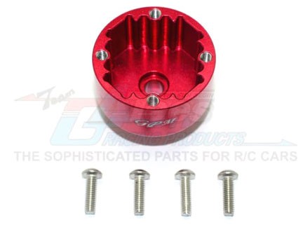 GPM Racing Arrma Kraton 6S BLX Aluminium Front/Rear Diff Case - 5Pcs Set Red