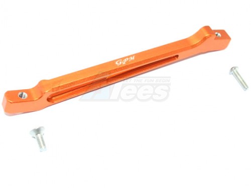 GPM Racing Arrma Kraton 6S BLX Aluminium Front Steering Support Mount - 3Pc Set Orange