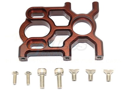 GPM Racing Arrma Kraton 6S BLX Aluminium Center Differential And Motor Mount - 8Pc Set Brown