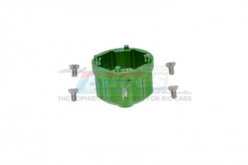 GPM Racing Arrma Kraton 8S BLX Aluminium Front/Rear Diff Case (ARA110002T1/T2) - 5Pcs Set Green