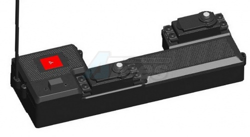 GPM Racing Kyosho Mini Inferno Aluminum Battery Holder With Pins & E-clips & Aluminum Mounts - 1pr Set Green