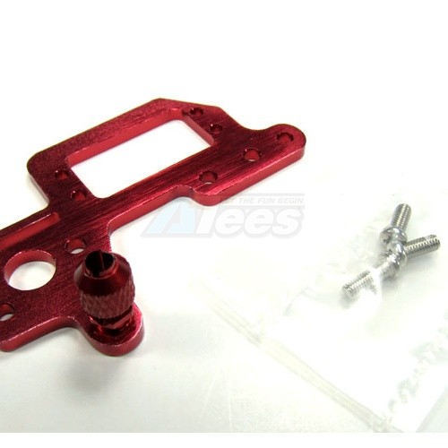 GPM Racing Kyosho Mini Inferno Aluminum Servo Mount Cover With Screws - 1 Piece Set Red