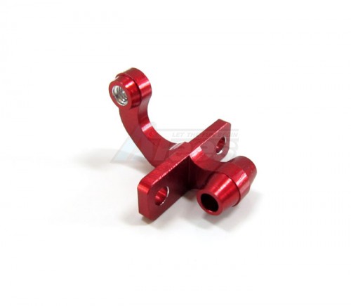 GPM Racing Kyosho Mini Inferno ST Aluminum Rear Gear Box Mount Connector (Linking Tie Rod & Gear Box Mount) - 1Pc Red