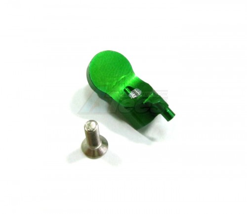 GPM Racing Kyosho Mini Inferno Aluminum Rear Body Posts Mount With Screw - 1Pc Set Green