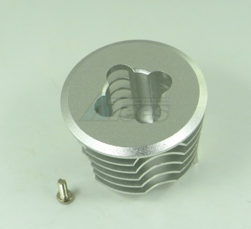 GPM Racing Turnigy 1/16 Racing Buggy Aluminum Heat Sink For Speed Controller With Screw - 1 Piece Set Special Design Silver