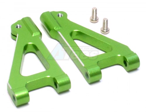 GPM Racing Kyosho Inferno MP7.5 Aluminum Front Upper Arm With Screws 1 Pair Set Green