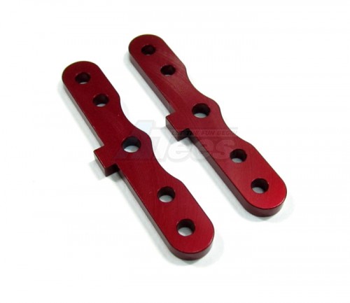 GPM Racing HPI Savage XS Flux Aluminum Front Bulk Head Plate - 2 Pieces Red