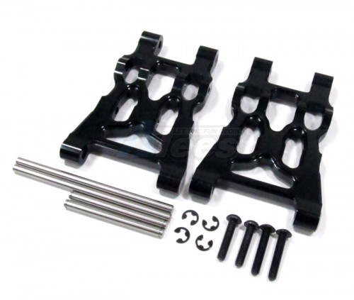 GPM Racing HPI Savage XS Flux Aluminum Front Or Rear Lower Arm -1 Pair Set Black