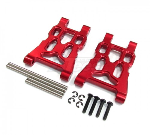 GPM Racing HPI Savage XS Flux Aluminum Front Or Rear Lower Arm -1 Pair Set Red