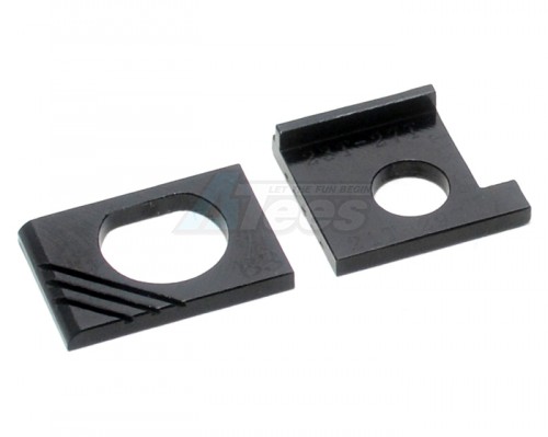 GPM Racing Kyosho Mini-Z AWD Aluminum Motor Spacer (motor Gear 19t With Main Gear 31t ) (motor Gear 21t With Main Gear 29t) (motor Gear 23t With Main Gear 27t) - 1pr Black