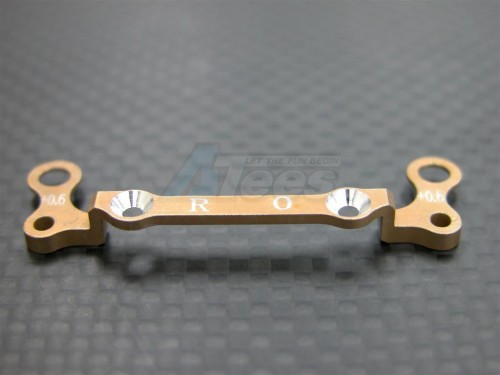GPM Racing Kyosho Mini-Z AWD Aluminum Rear Knuckle Arm Holder (0mm, Thick 0.6mm) - 1 Piece GPM Design Red