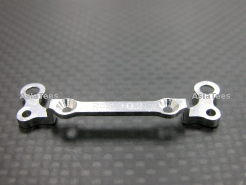 GPM Racing Kyosho Mini-Z AWD Aluminum Rear Knuckle Arm Holder (toe In +0.2mm, Thick 0.6mm) - 1 Piece GPM Design Silver