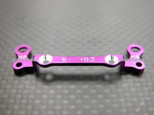 GPM Racing Kyosho Mini-Z AWD Aluminum Rear Knuckle Arm Holder (toe In +0.2mm, Thick 1.0mm) - 1pc Gpm Design