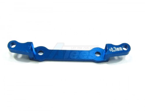 GPM Racing Kyosho Mini-Z AWD Aluminum Rear Knuckle Arm Holder (toe In +0.3mm) - 1 Piece Blue