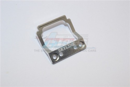 GPM Racing Kyosho Mini-Z AWD Aluminum Front Body Lock Plate For Skyline Gt-r (r34) - 1 Piece Silver