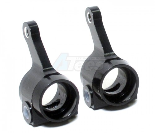 GPM Racing Traxxas Rustler VXL Aluminum Front Knuckle 1 Pair Black