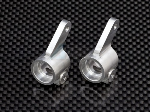 GPM Racing Traxxas Rustler VXL Aluminum Front Knuckle 1 Pair Silver