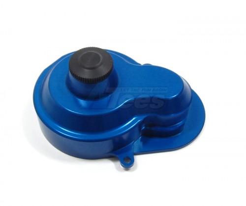 GPM Racing Traxxas Rustler VXL Aluminum Main Gear Cover - 1 Set Blue