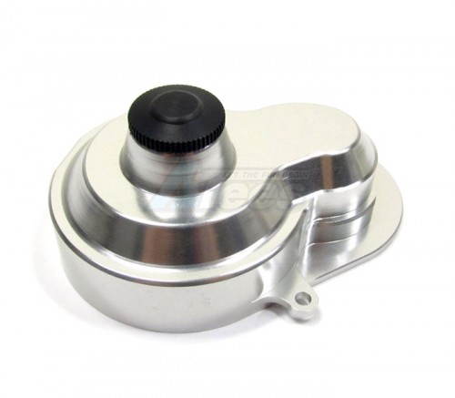GPM Racing Traxxas Rustler VXL Aluminum Main Gear Cover - 1 Set Silver