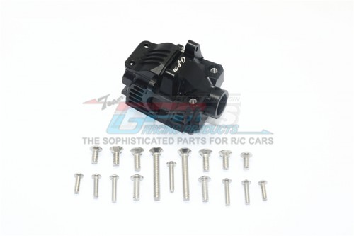 GPM Racing Traxxas Rustler VXL Aluminium Front Gear Box - 19Pcs Set (For 67076-4) Black