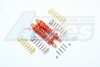 GPM Racing Traxxas Rustler VXL Aluminium Front Adjustable Shocks 87MM - 14Pcs Set (For 67076-4) Orange