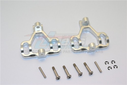 GPM Racing HPI Savage X Aluminum Front Or Rear C-Hub Set 1 Pair Silver