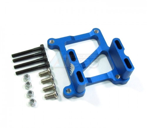 GPM Racing HPI Savage 21 Aluminum Engine Mount With Screws & Lock Nuts 1 Set (SAV, SAX) Blue