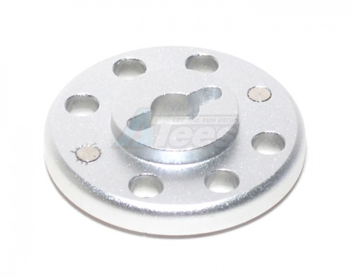 GPM Racing HPI Savage 21 Aluminum Spur Gear Adaptor - 1 Pc Silver