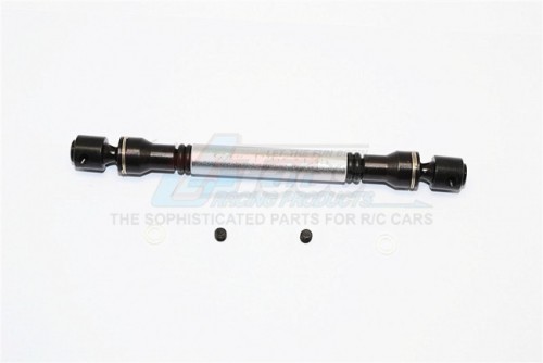 GPM Racing Tamiya CC01 Steel+Aluminium Center Drive Shaft (126Mm-135Mm) - 1Pc Set Gun Metal