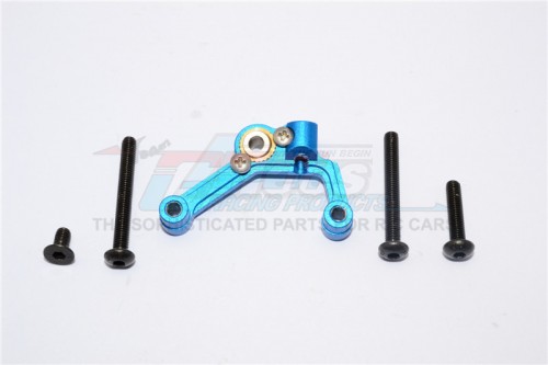 GPM Racing Axial SCX10 Aluminium Solid Axle Mount - 1Pc Set Blue