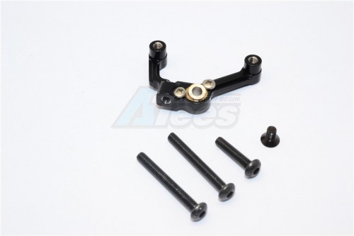 GPM Racing Axial SCX10 Aluminium Solid Axle Mount - 1Pc Set Black
