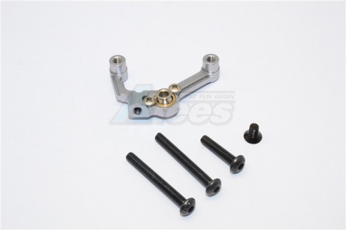 GPM Racing Axial SCX10 Aluminium Solid Axle Mount - 1Pc Set Gun Metal