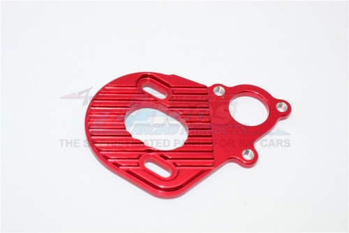 GPM Racing Axial SCX10 Aluminium Motor Plate For AX10 Scorpion - 1Pc Red