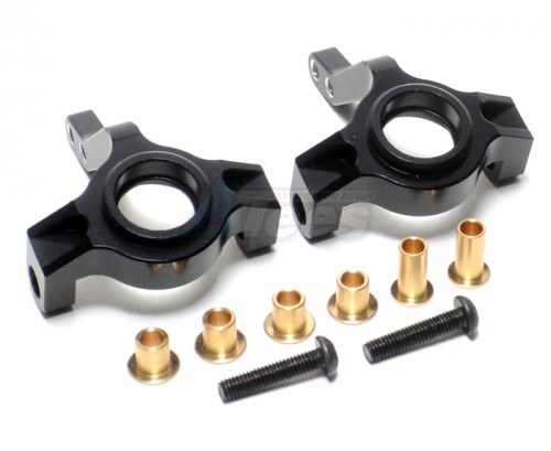GPM Racing Axial SCX10 Aluminum Front Knuckle Arm - 1pr Set Black