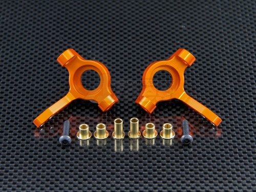 GPM Racing Axial SCX10 Aluminum Front Knuckle Arm - 1pr Set Orange