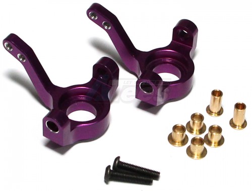 GPM Racing Axial SCX10 Aluminum Front Knuckle Arm - 1pr Set Purple