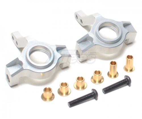 GPM Racing Axial SCX10 Aluminum Front Knuckle Arm - 1pr Set Silver