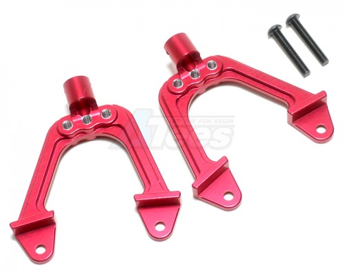 GPM Racing Axial SCX10 Aluminum Front Support Tower - 1set Red